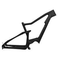 29er Boost full suspension MTB electric mountain bike carbon frame Thru Axle 148mm